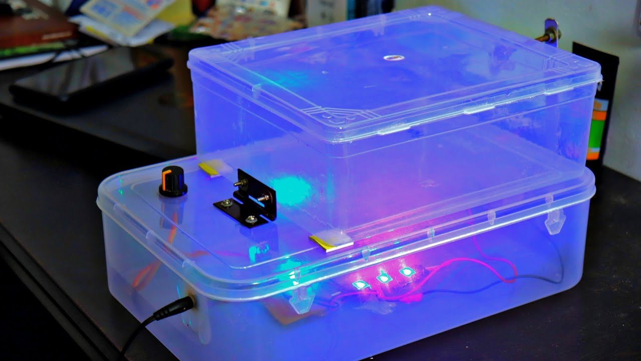 How to make Printed circuit board etching machine at home | PCB Etching Machine DIY