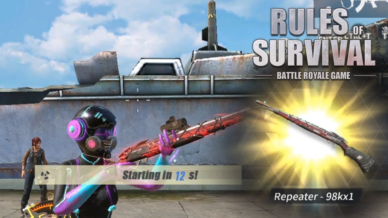 WE GOT THE FIRST KAR98 SKIN IN RULES OF SURVVIAL!