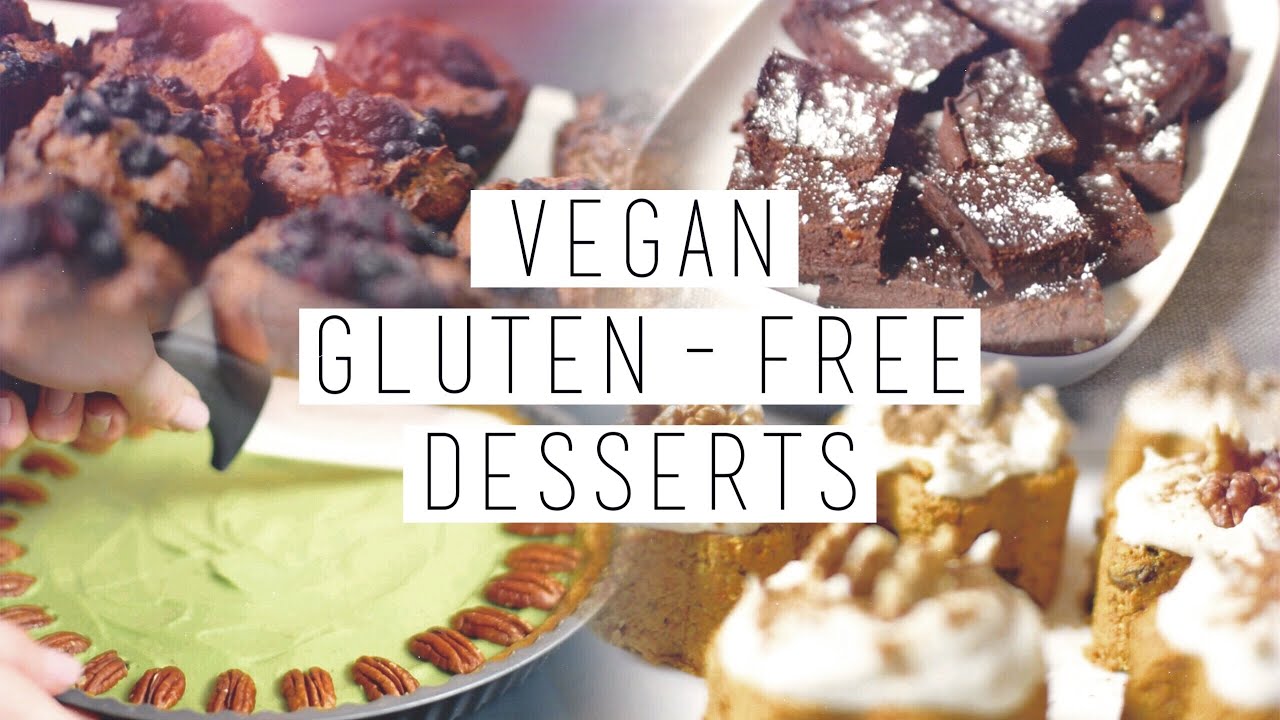 4 Gluten Free, Vegan, Healthy Desserts // Brownies, Carrot Cake etc. | chanelegance