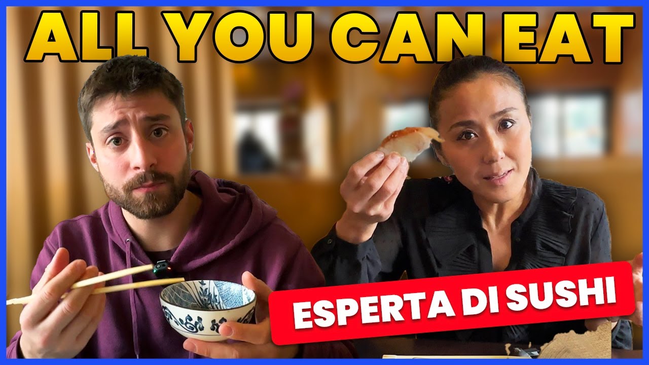 PORTO UN'ESPERTA DI SUSHI ad un ALL YOU CAN EAT BRUTTO (Roma)