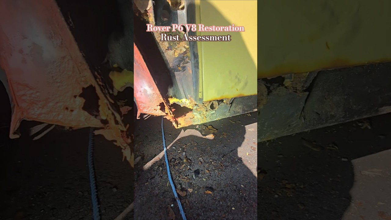 Rover P6 V8 Rust Assessment #classiccars #rover #automobile #rust #restoration #welding