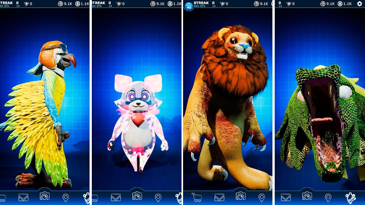 Indigo Park Characters FNAF AR Workshop Animations