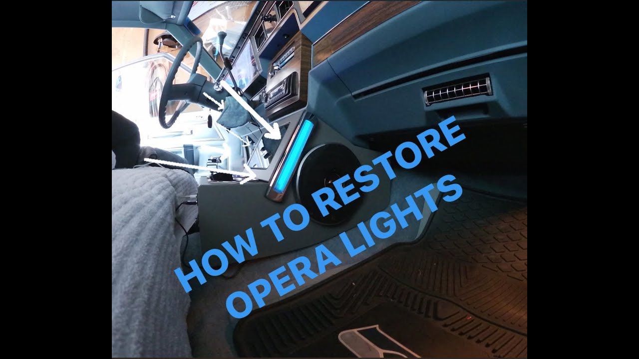 How To Restore/Rework Old GM Opera Lights For Cheap! | DIY