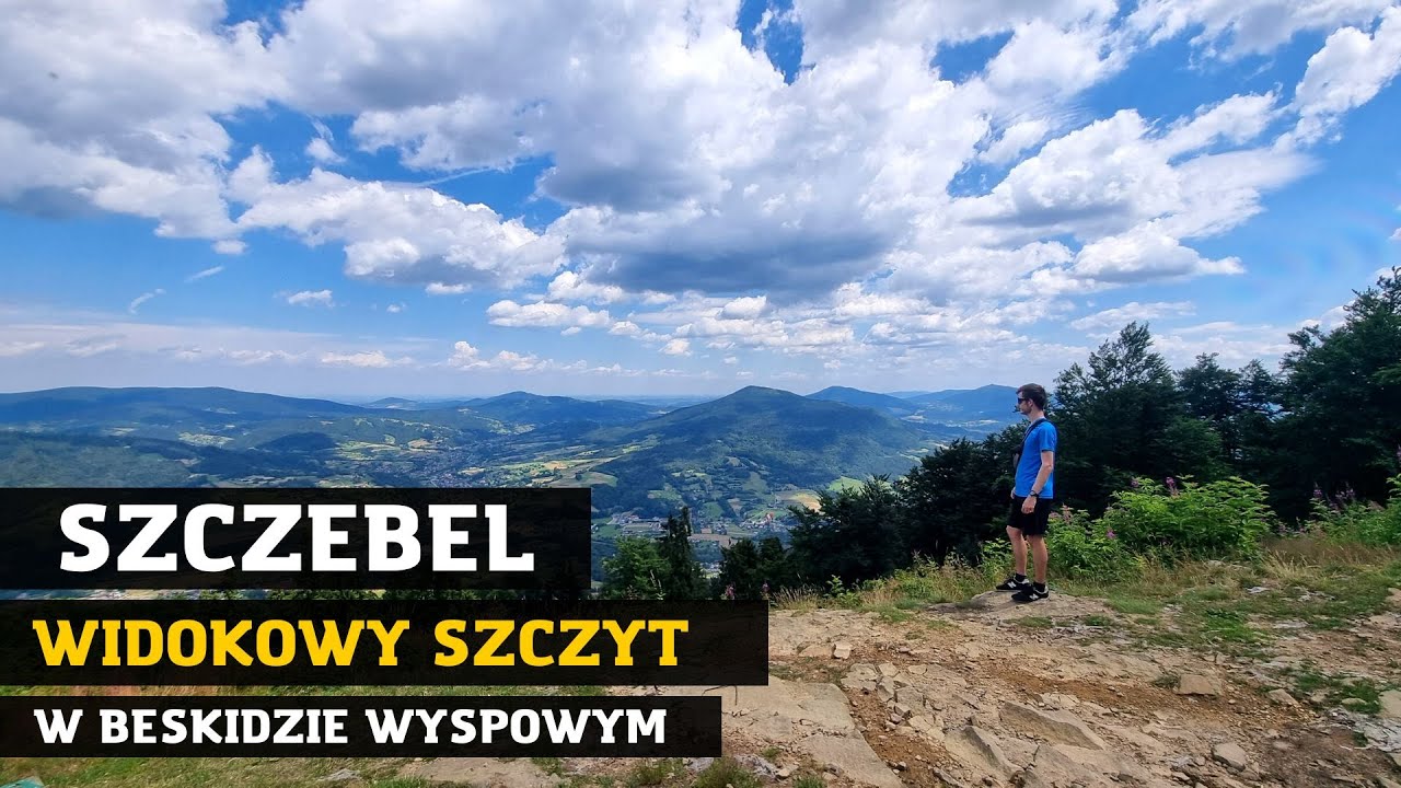 Szczebel z Przełęczy Glisne. Widokowy szczyt w Beskidzie Wyspowym