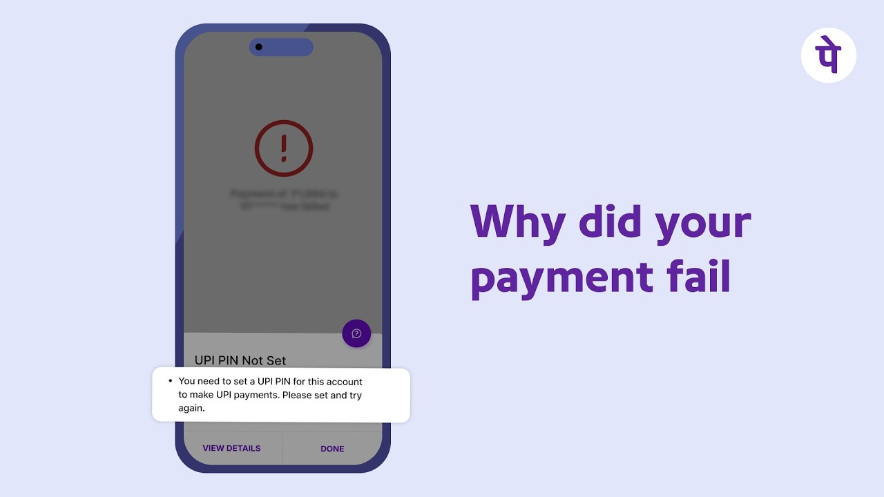 Why Your PhonePe UPI Payment Failed & How to Fix It!