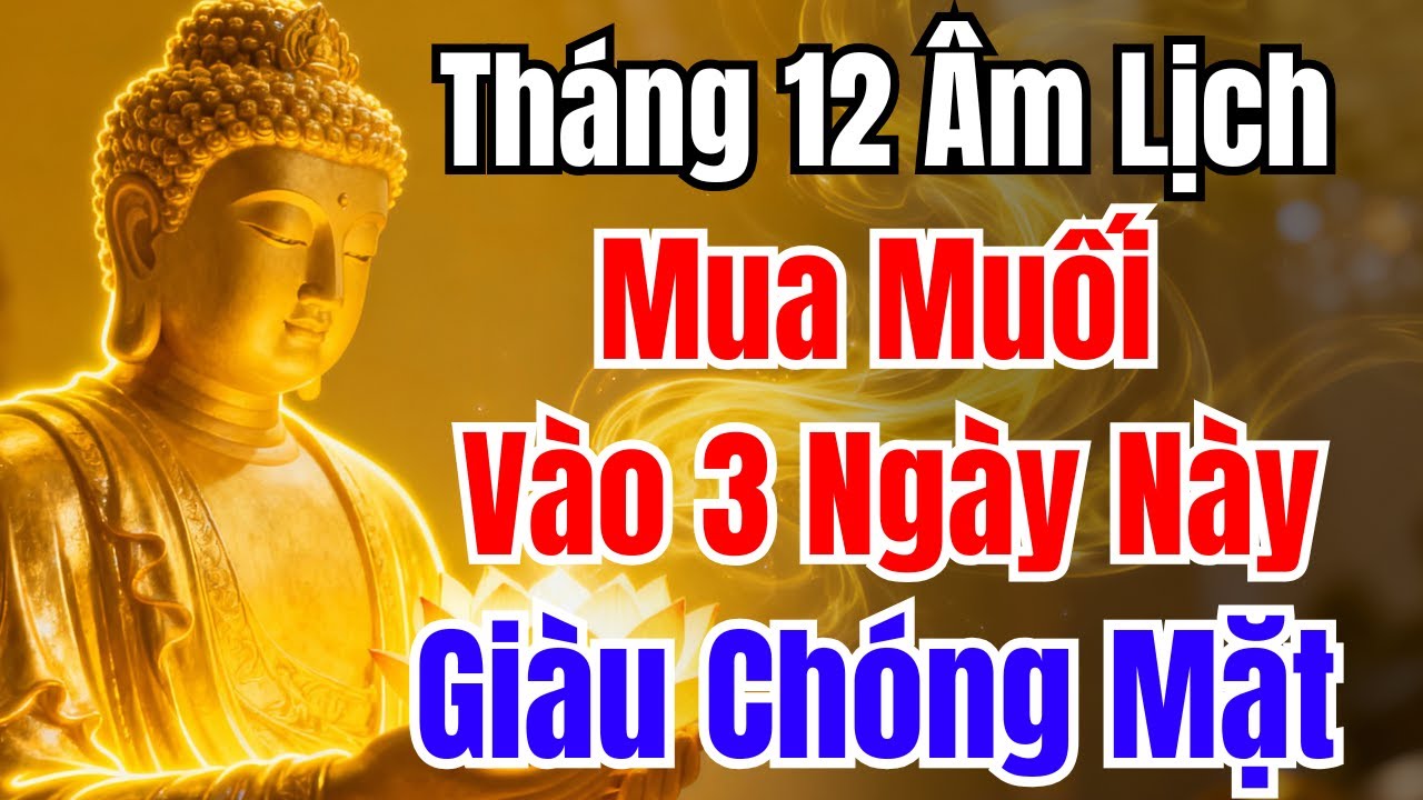 THÁNG 12 ÂM LỊCH CỨ MUA MUỐI VÀO 3 NGÀY NÀY GIA CHỦ PHẤT LÊN, KHÓ AI BẰNG!  Phong Thủy May Mắn