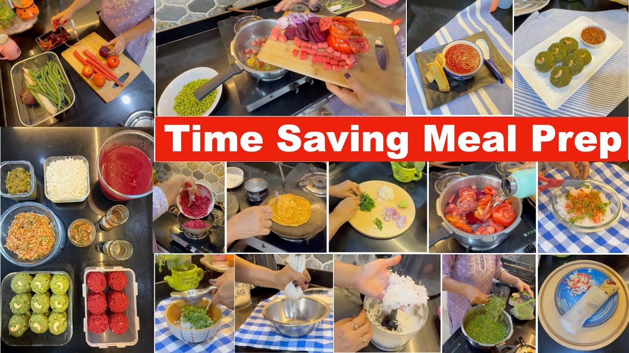 Time Saving Meal Prep | Breakfast, Lunch, Dinner, Snacks - All Sorted