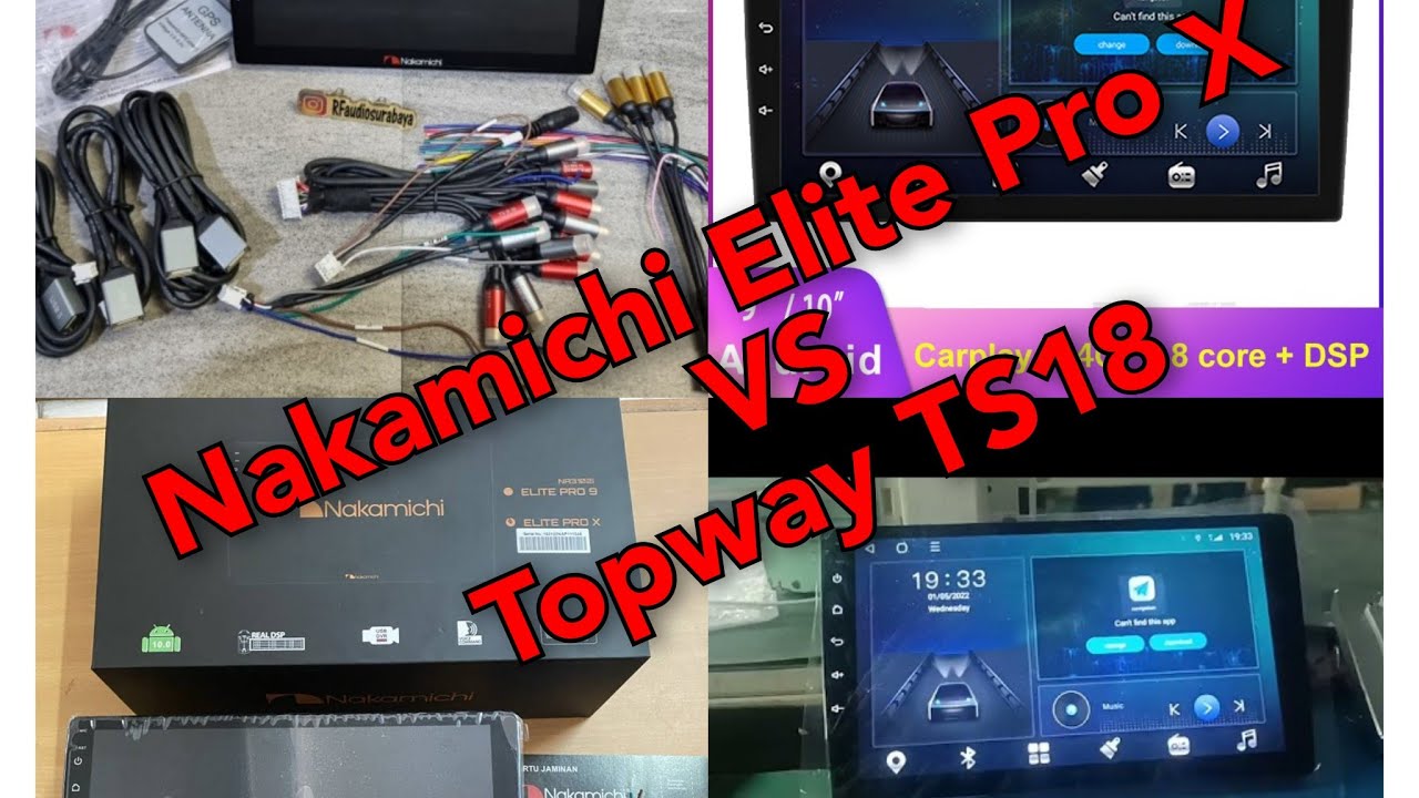 Nakamichi Elite Pro X  VS TS 18
