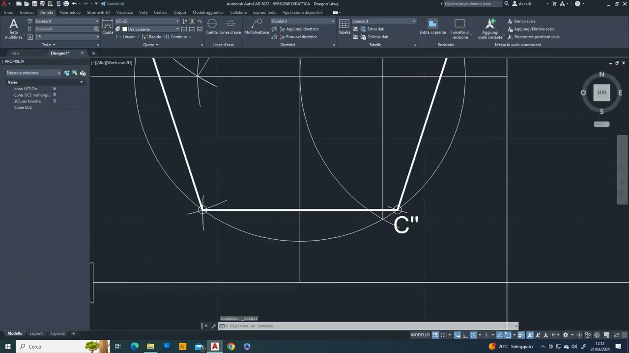 23 24 1F PO e AC di pentagono regolare parallelo a pigreco 2