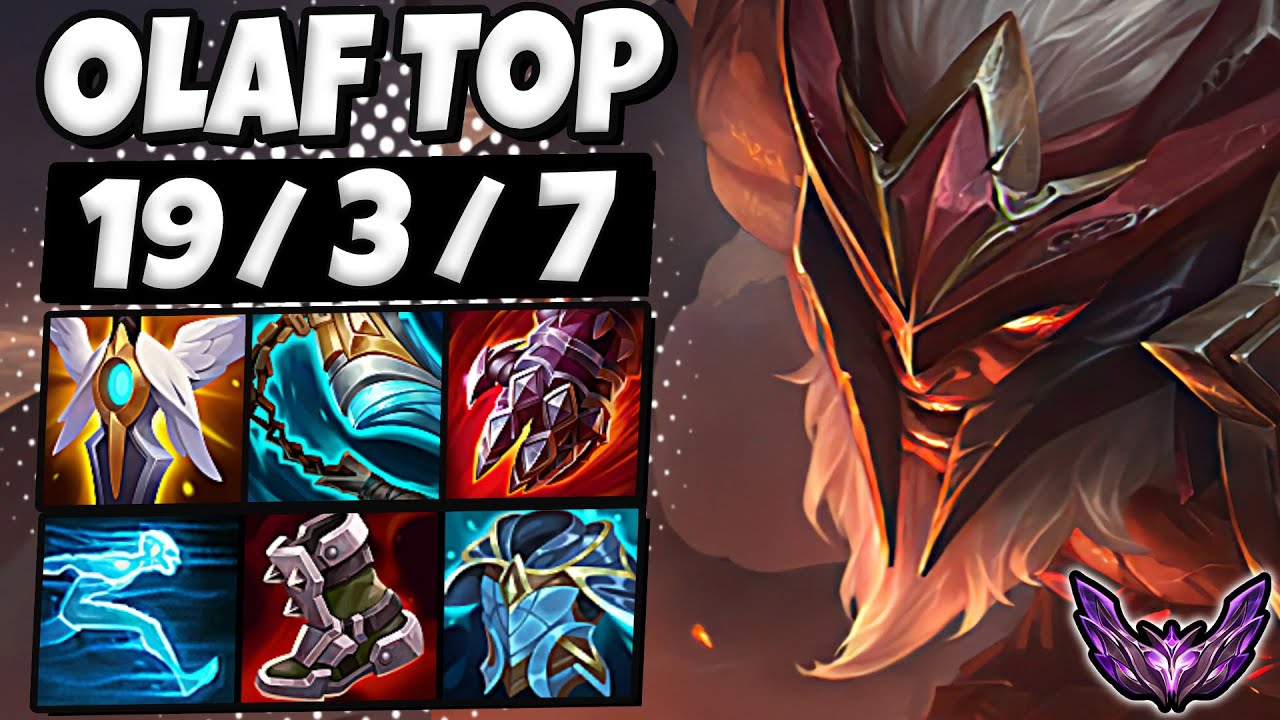 Olaf TOP vs Jax [ OTP ] Lol Korea Master Patch 13.5 ✅