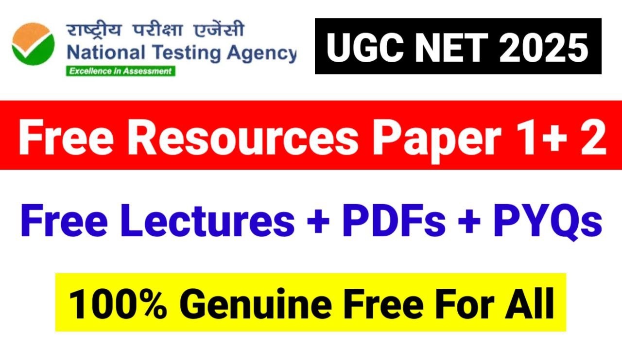 100% Free Resources for UGC NET 2025 | Download and Save as PDF |UGC NET Paper 1 PDF |UGC NET Mentor