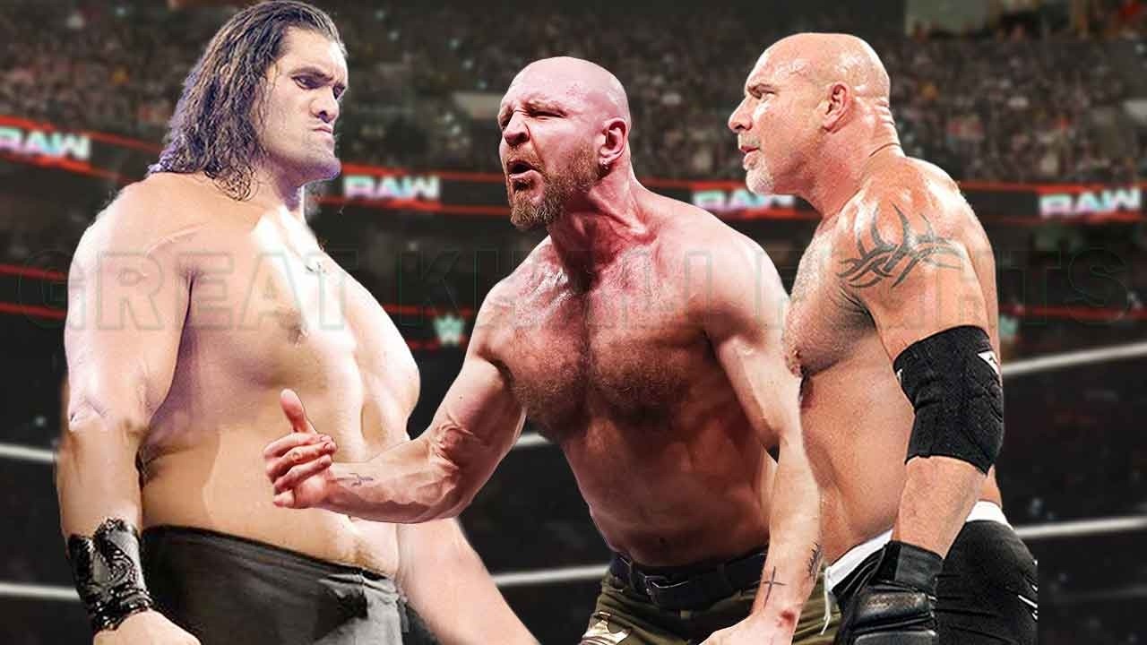 Great Khali vs Goldberg Jon Moxley Match