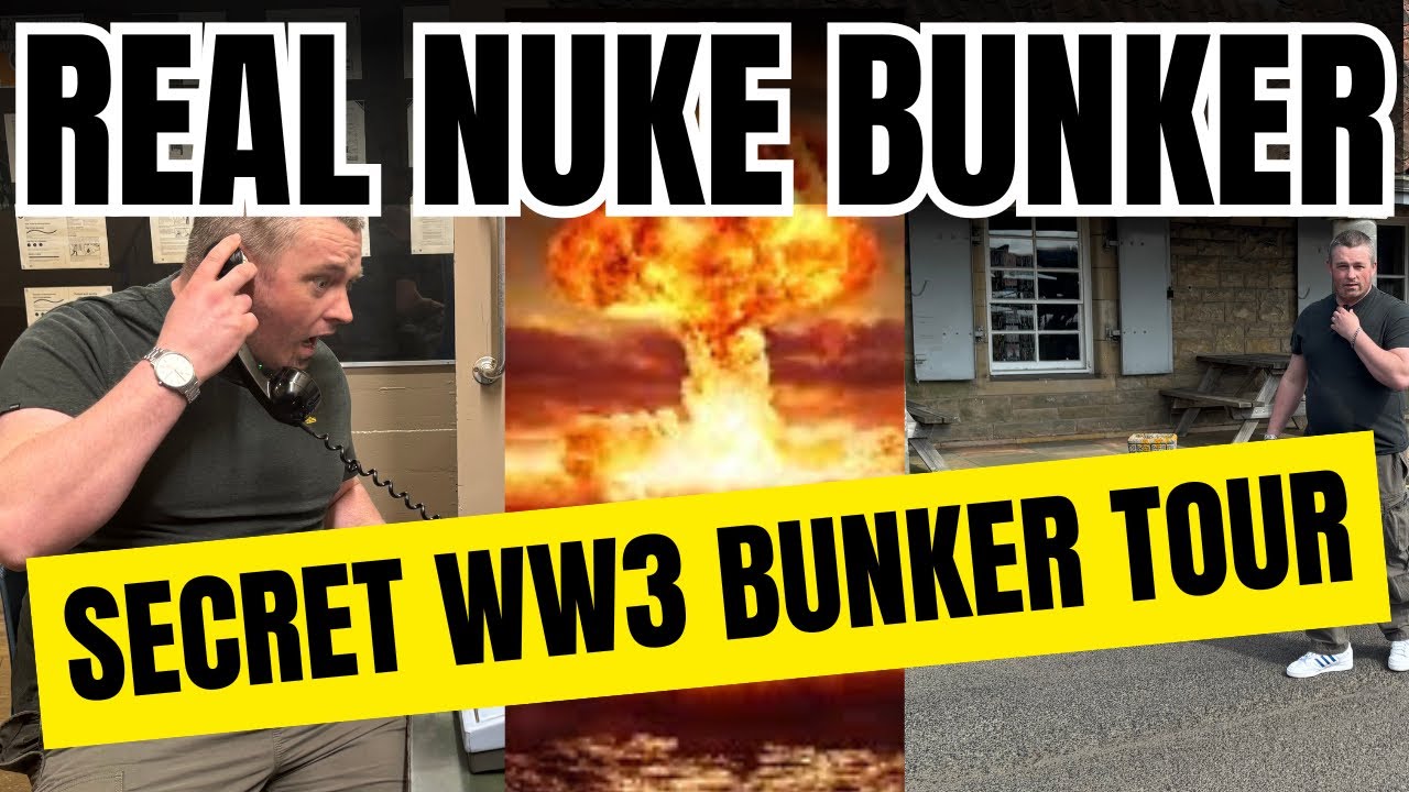 ☢️WW3 Nucleur FALLOUT Shelter Full Tour Around Scotlands Secret BUNKER