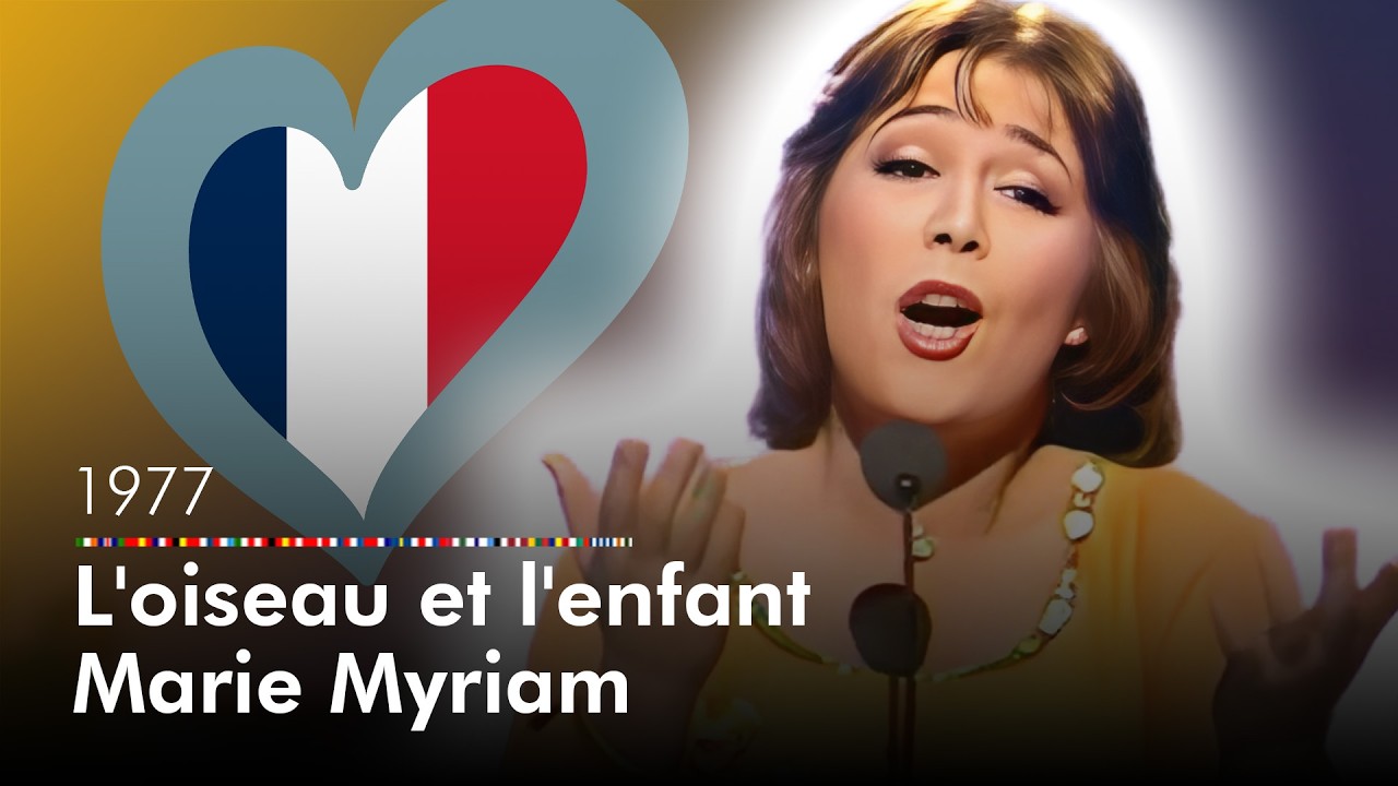 L&rsquo;OISEAU ET L&rsquo;ENFANT &ndash; MARIE MYRIAM | France 🇫🇷 | Eurovision Song Contest 1977 [HD Remaster]