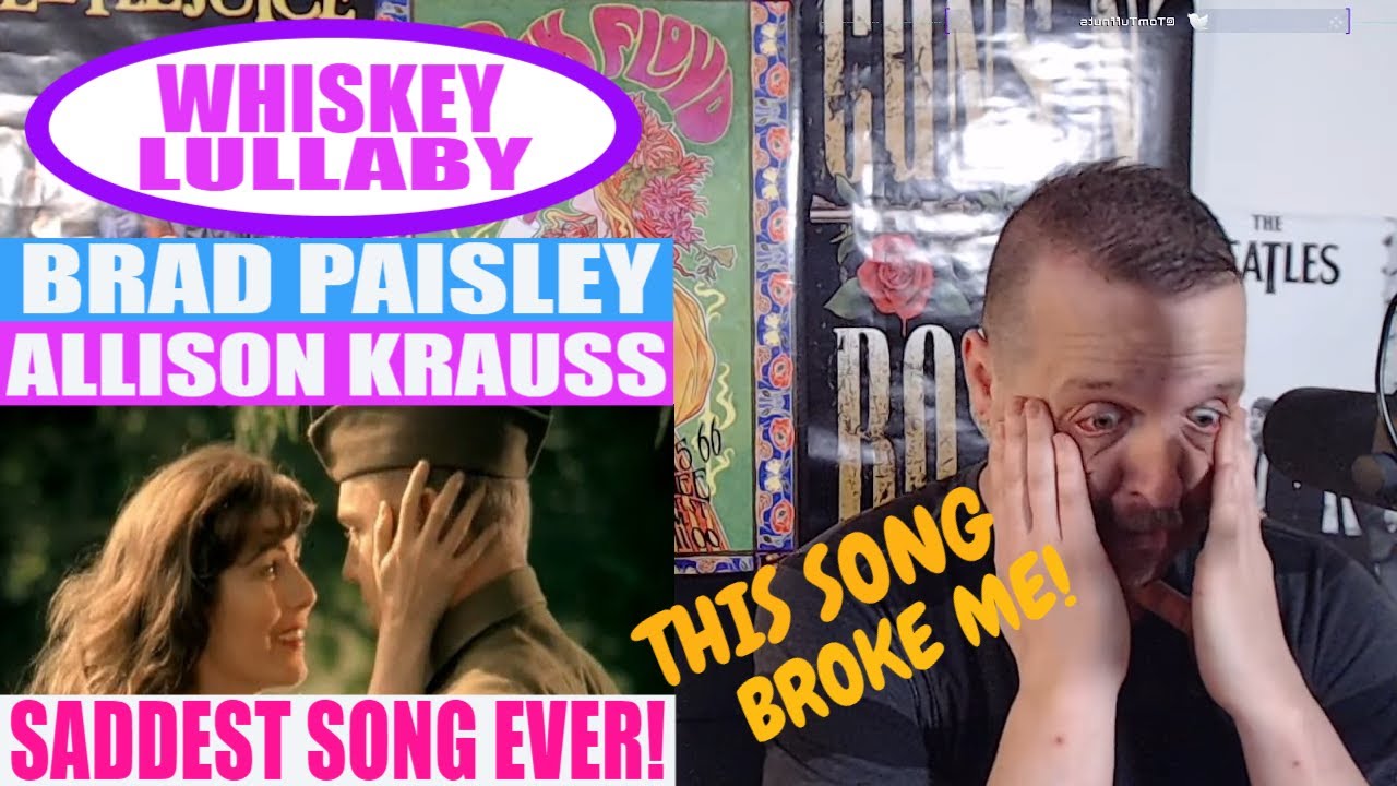 VETERAN REACTS | Brad Paisley - Whiskey Lullaby (feat. Alison Krauss) | TomTuffnuts Reaction Channel