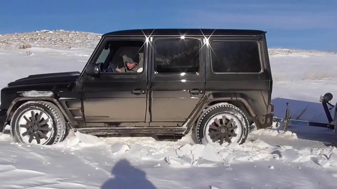 B R A B U S  G700. По бездорожью,зима.