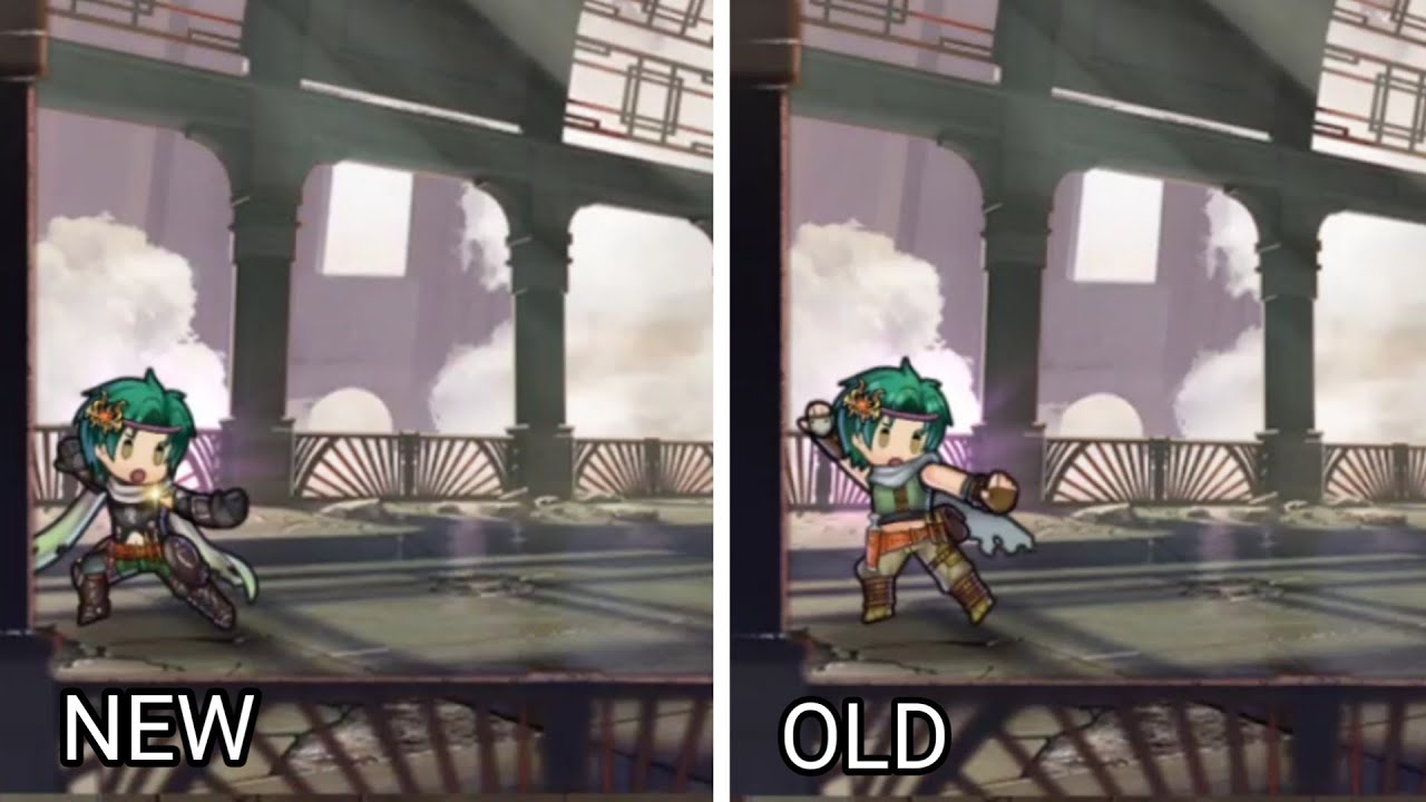 [FEH] Sothe - Resplendent and Base Skins Comparison