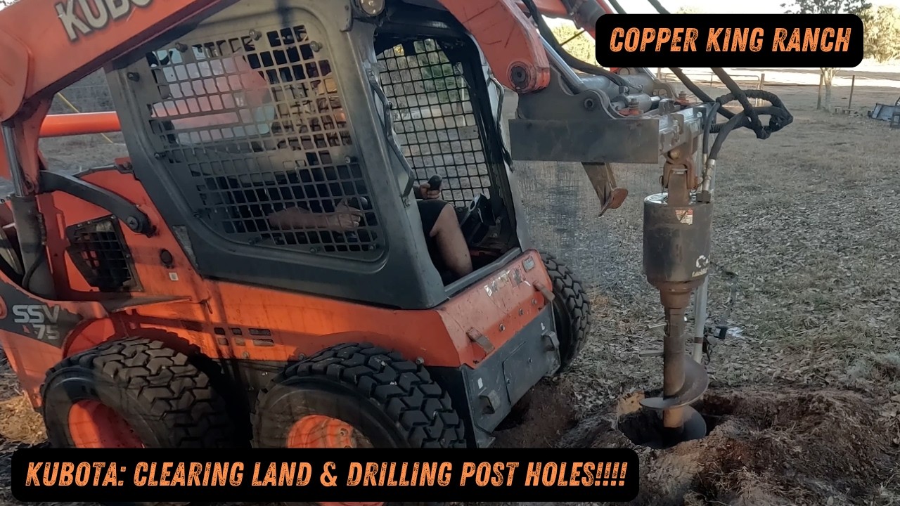 Copper King Ranch: Expanding Our Sheep Pen Using My Kubota's Auger Attachment