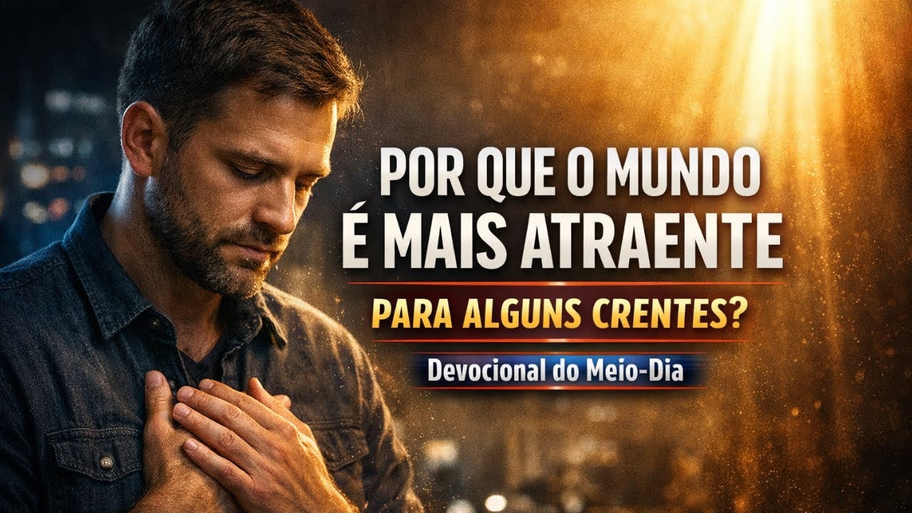 Por que o MUNDO é mais ATRAENTE para alguns CRENTES?  - 02 de Fevereiro - Devocional do MEIO DIA -