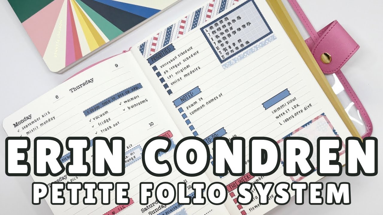 Erin Condren Petite Planners | Настройка, обзор и наклейки!