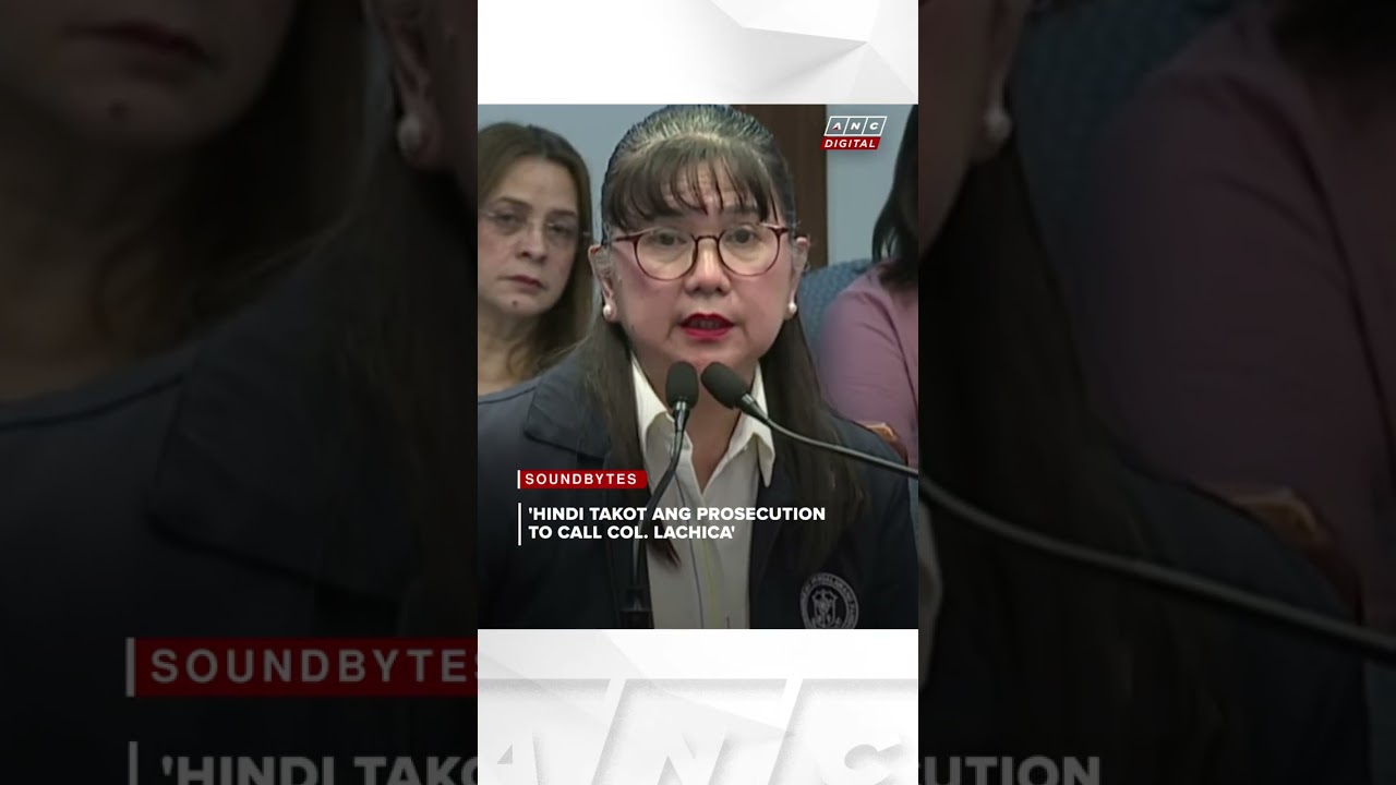 Barbers: 'Hindi takot ang prosecution to call Col. Lachica' | ANC