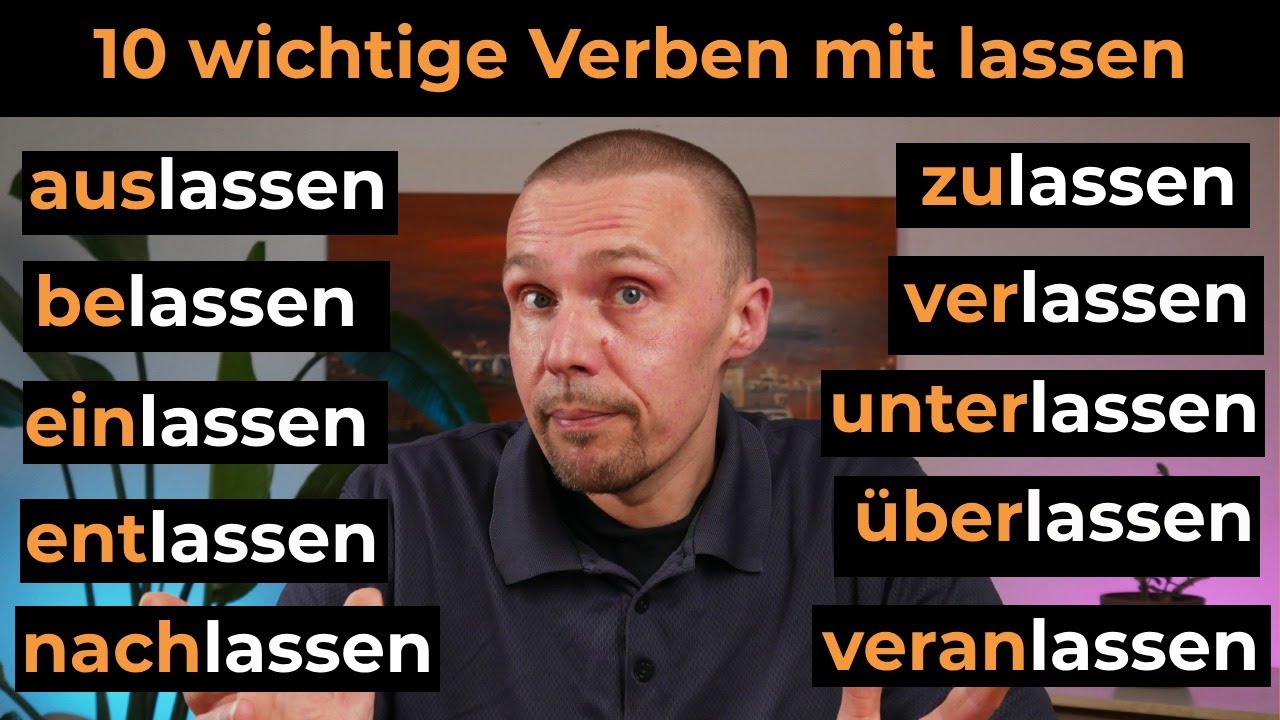 Erweitere deinen Wortschatz - 10 wichtige Verben mit 