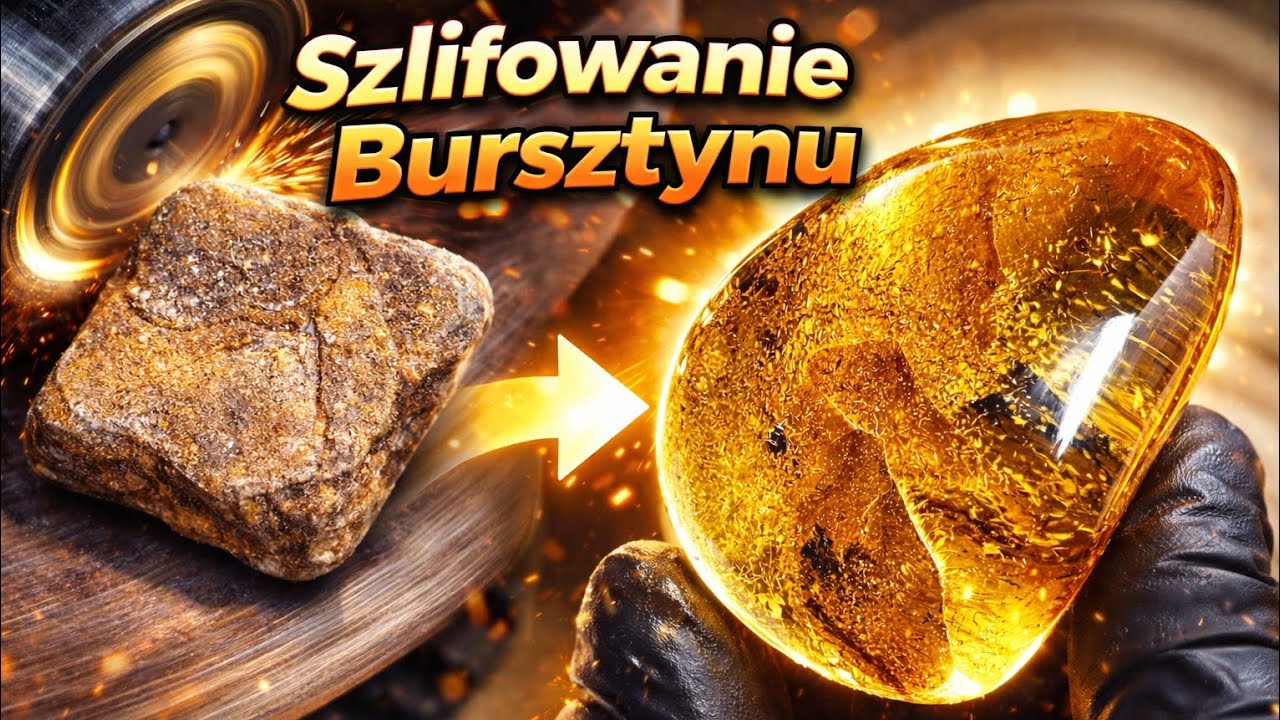 Co ma w środku? Bursztyn z inkluzją | Domowa obr&oacute;bka, szlifowanie, kształt, polerka | Baltic amber