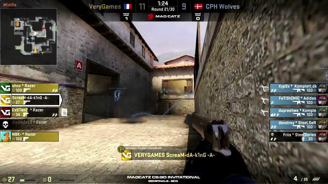 CS:GO | ScreaM VERYGAMES vs. CPH Wolves - BEST MOMENTS
