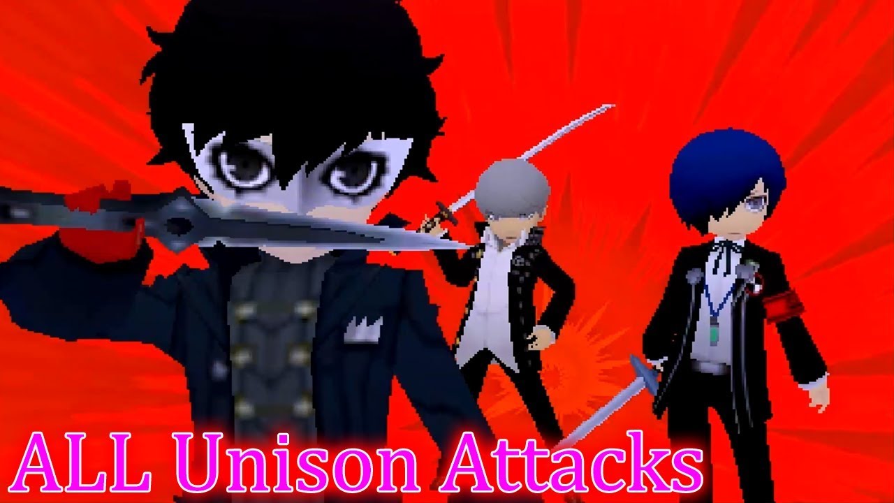 Persona Q2 New Cinema Labyrinth ALL Unison Attacks
