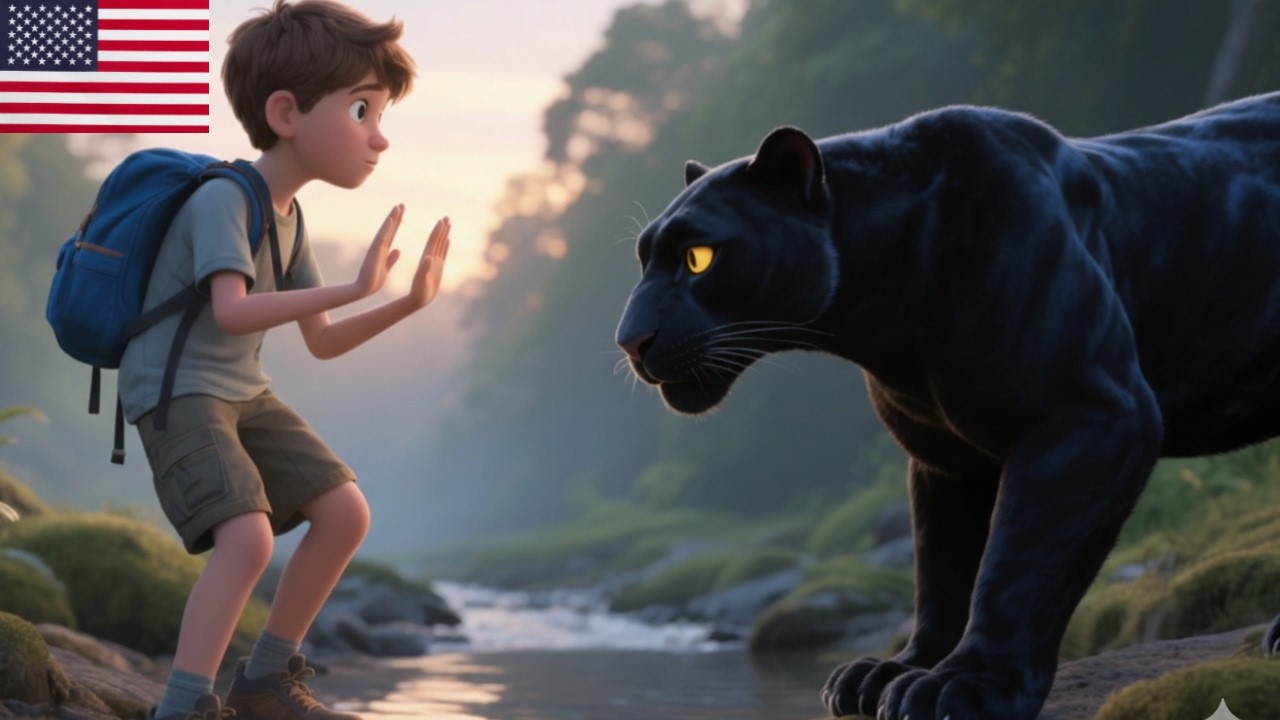 The Jungle Book Mowgli and The Black Panther 🌴3D 4K Bedtime Stories for Kids in English #cartoon