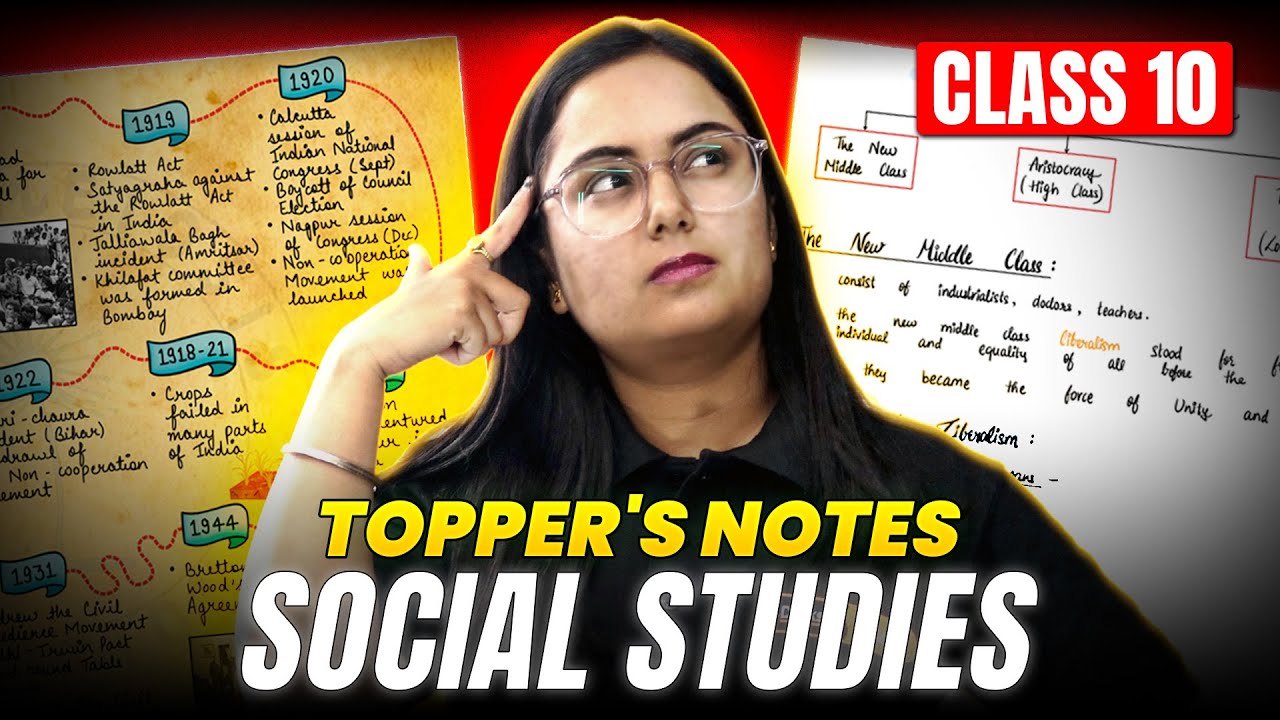 How Toppers Make SST Notes 📝 | Best Social Studies Notes Strategy for Class 10
