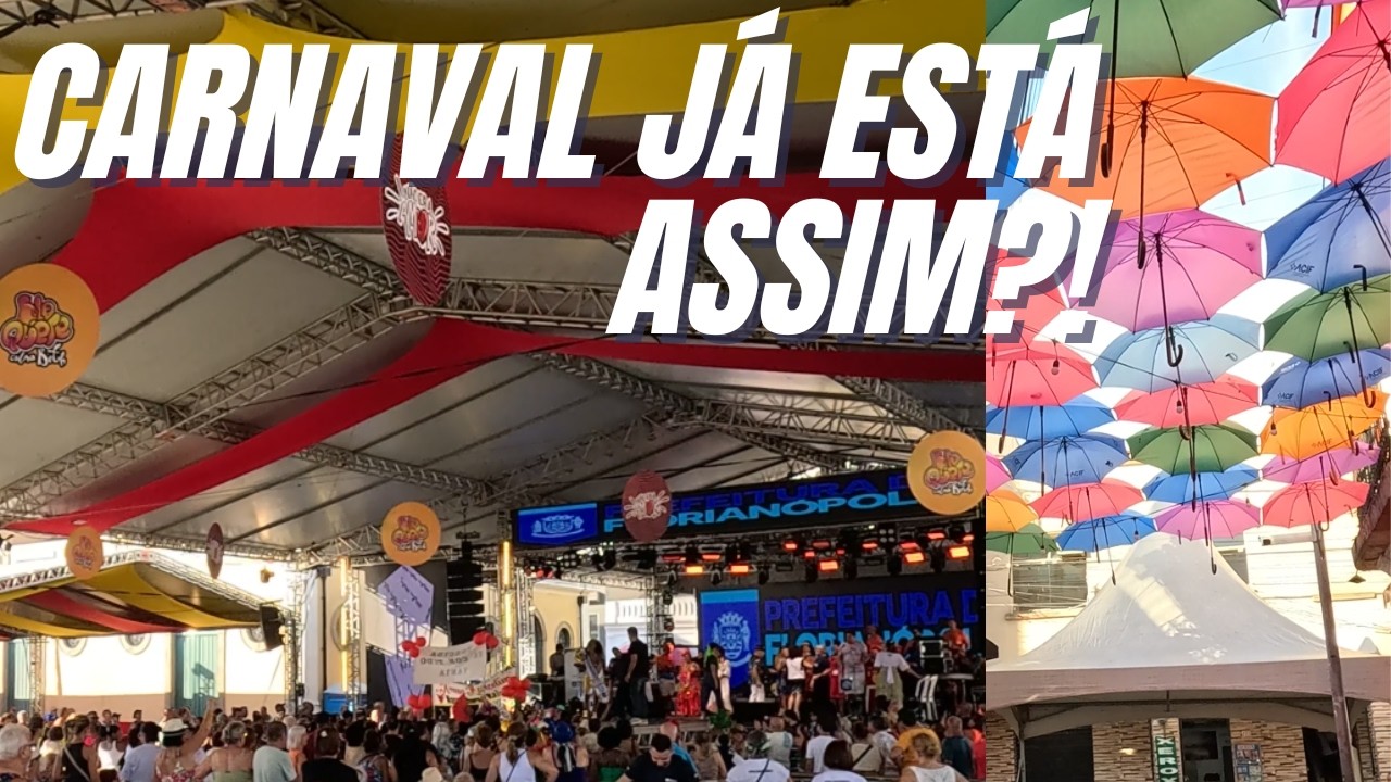 CARNAVAL 2026 vai transformar o CENTRO de Floripa! O MAIOR Carnaval dos últimos anos.