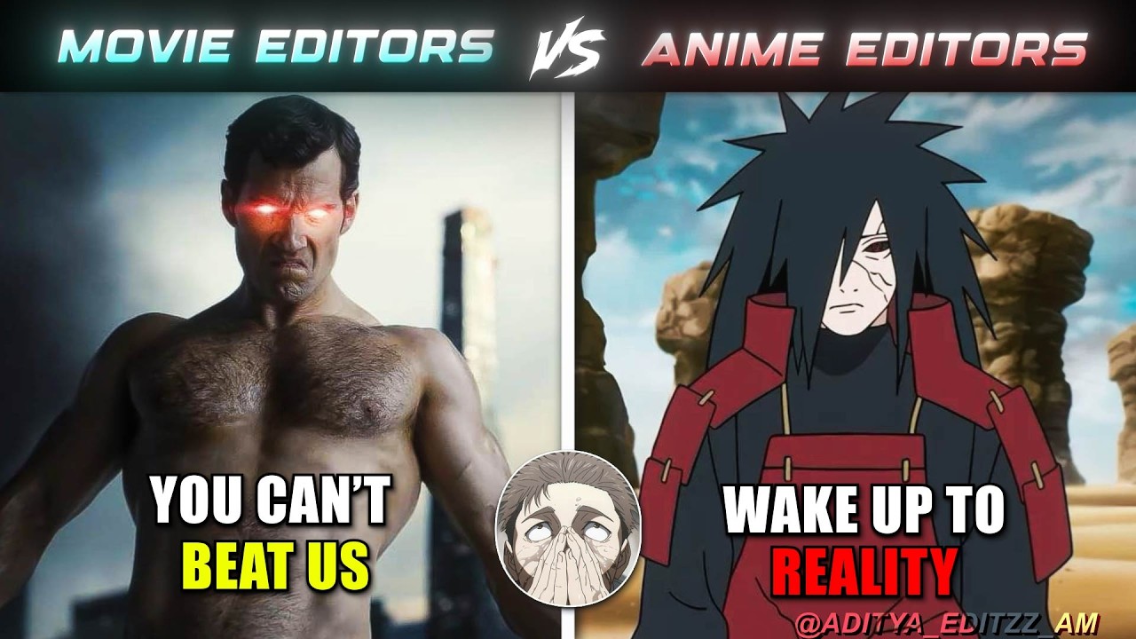4 Movie Editors vs 4 Anime Editors &mdash; The Epic Showdown🤯 (Unexpected & Shocking Results)