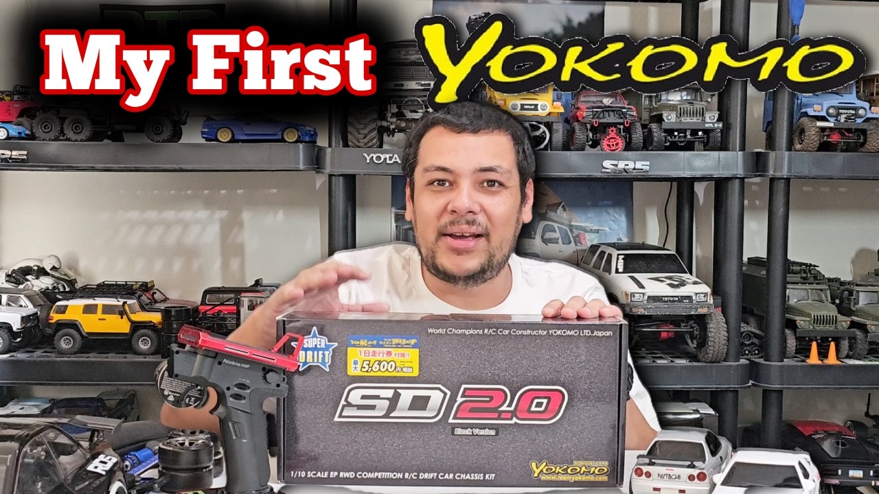 Yokomo SD 2.0 RC Drift Car kit Unbox and Assemble.