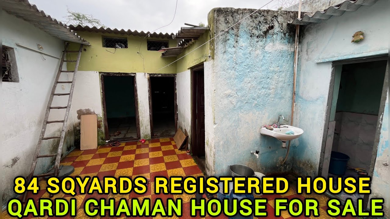 QADRI CHAMAN  84 SQ REGISTERED HOUSE FOR SALE GM CHOWNI LOW BUDGET HOUSE  NEAR BY FALAKNUMA