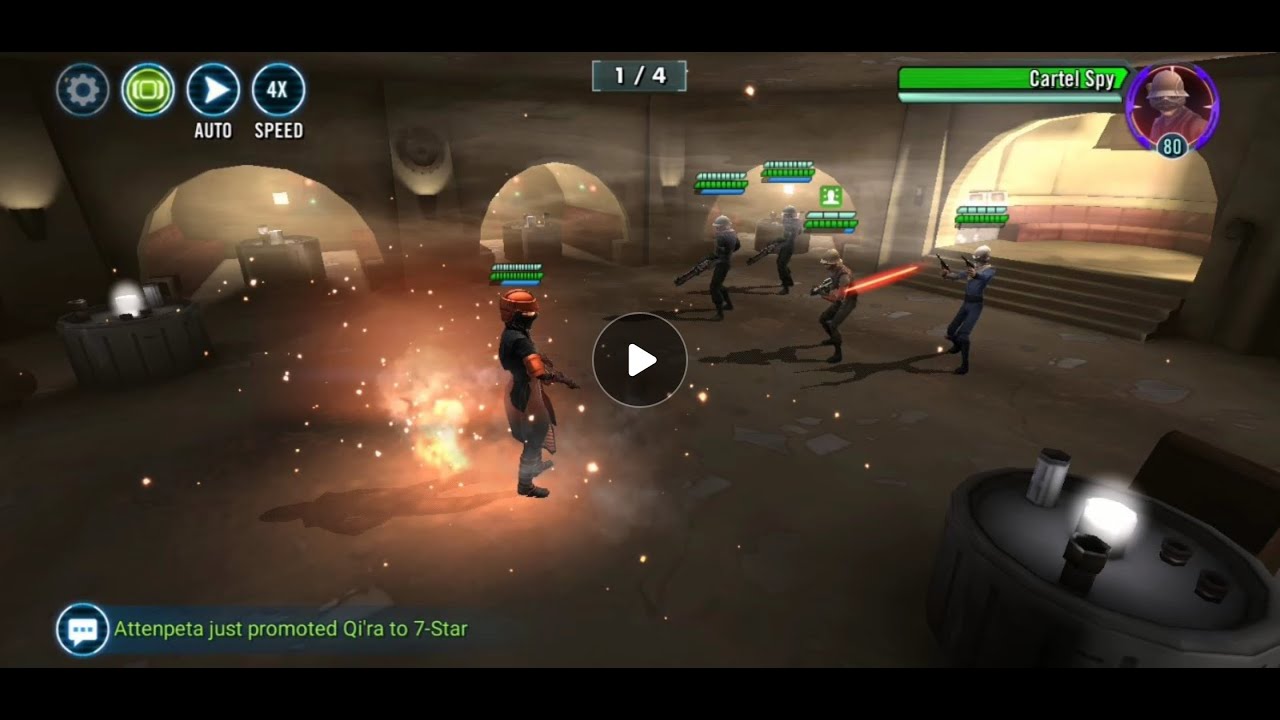 SWGOH Galactic Bounties II: Fennec takes care of it solo