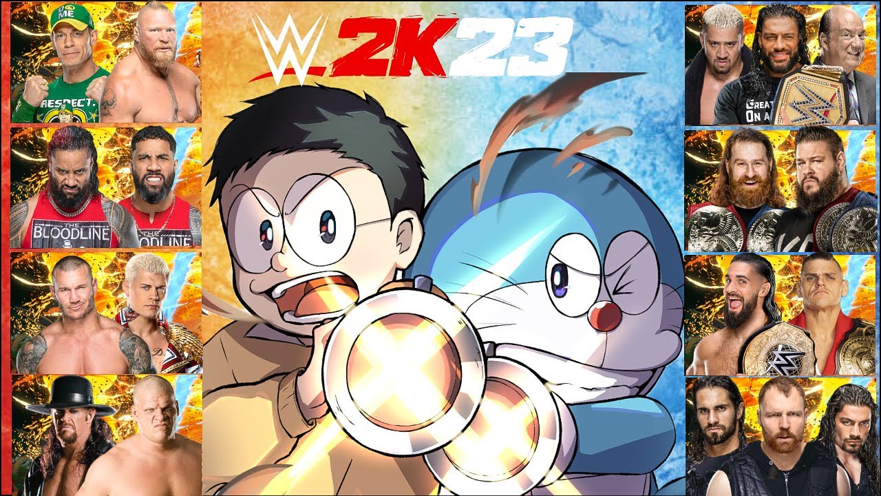 WWE 2K23 Live Stream - Can Doraemon and Nobita Wins WWE 2K23 Tag Team Tower
