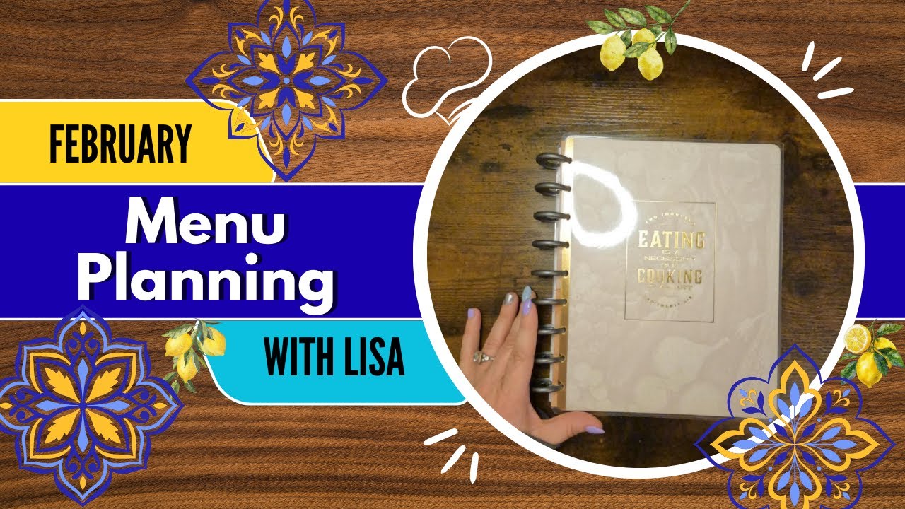 February Menu Planning | Decorating My Rustic Roots Meal Planner + Cozy Kitchen Inspiration