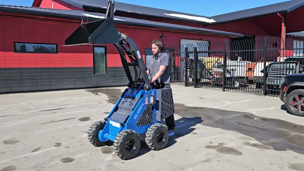 2025 AGT MX-MRW14 Stand-On Mini Skid Steer - Selling on BigIron Auctions - April 8, 2026