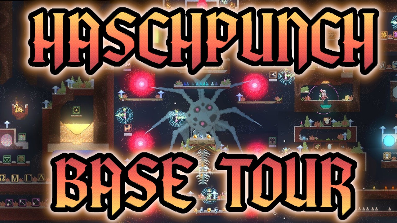 Taking a Tour of HaschPunch's Unique 164 Hour Noita Base