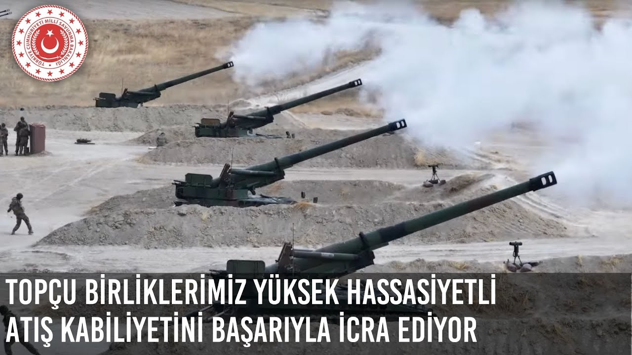 Ateş Serbest-2025'te Top&ccedil;u Birliklerimiz Y&uuml;ksek Hassasiyetli Atış Kabiliyetini Başarıyla İcra Ediyor