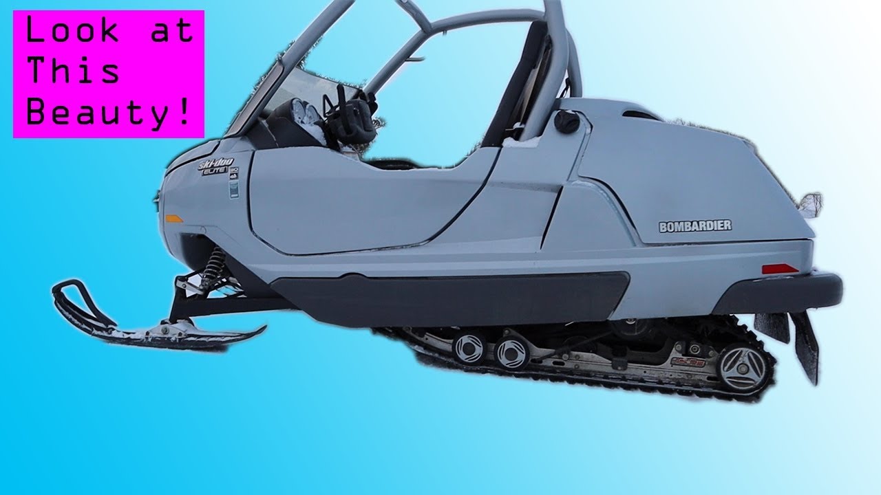 Reviewing A Side by Side Snowmobile, The Skidoo Elite! (SUPER RARE)