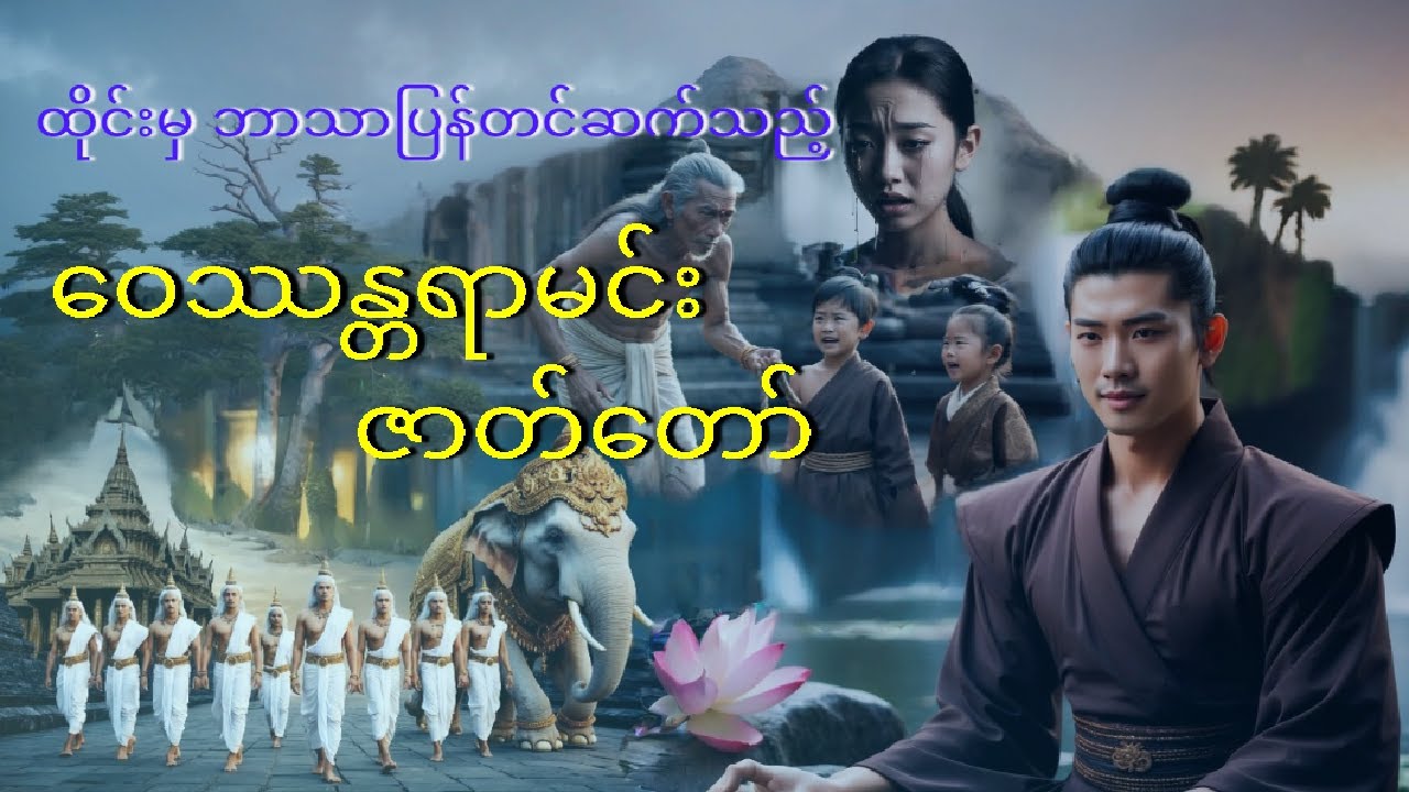 ထိုင်းမှ ဘာသာပြန်ထား‌သော ဝေဿန္တရာဇာတ်တော် /ထိုင်း မြန်မာပုံပြင်များ Myanmar story telling