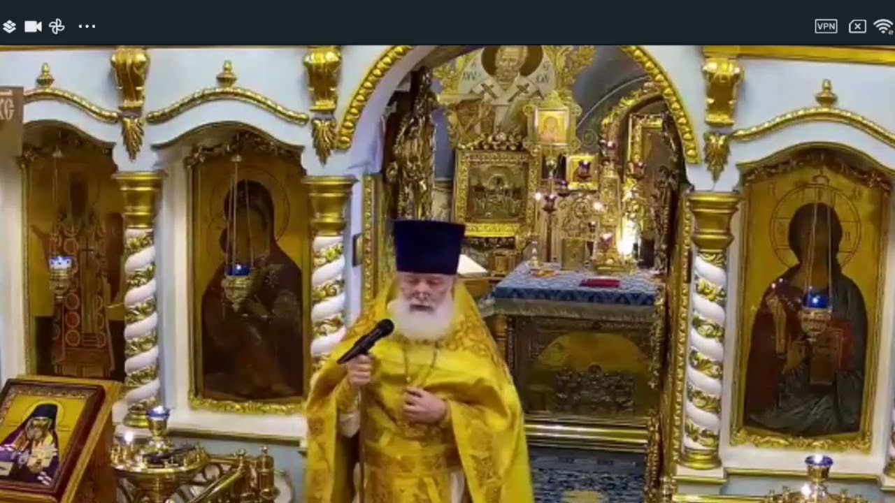 БЕЗ БОГА ЧЕЛОВЕК СХОДИТ С УМА ПРОПОВЕДЬ ХРАМ УСПЕНИЯ В ПУТИНКАХ МОСКВА 8 ФЕВРАЛЯ 2026 ГОДА