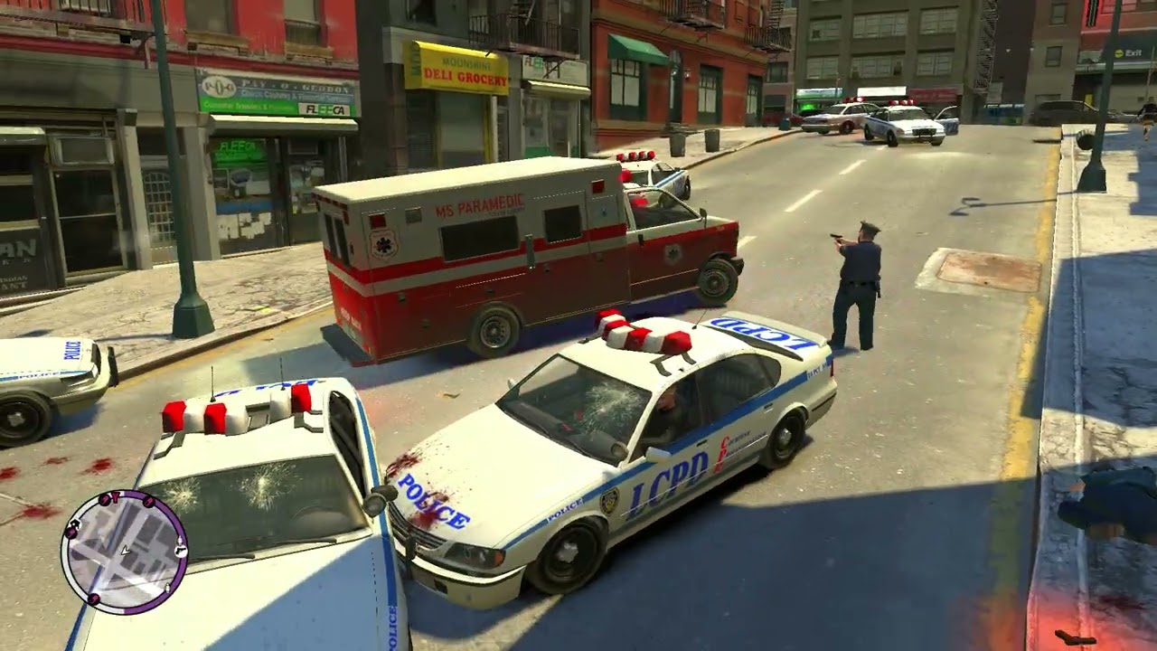 Grand Theft Auto Episodes from Liberty City Cops vs Immortal Man