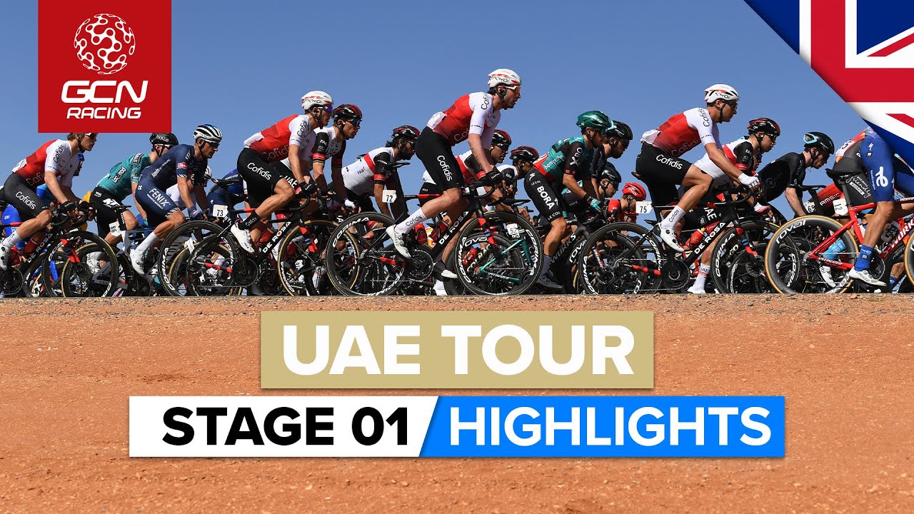 First World Tour Sprint Of The Year! | UAE Tour 2022 Stage 1 Highlights