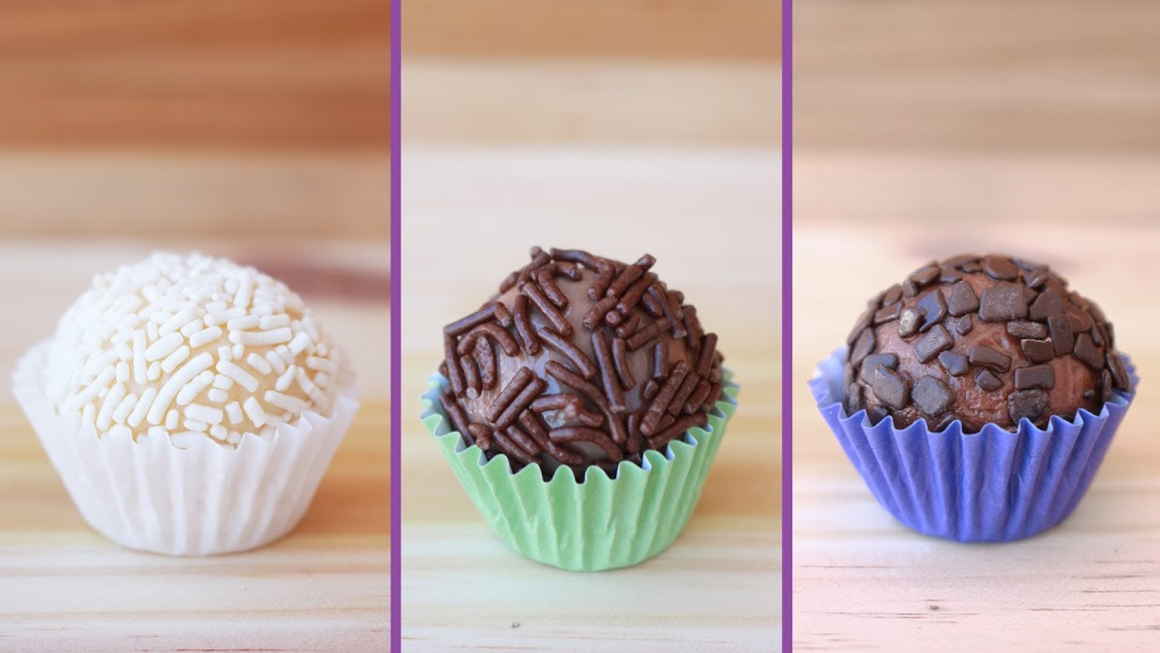 A MESMA MASSA PARA 3 BRIGADEIROS (Branco, Meio Amargo e Nutella)  | TPM, pra que te quero?