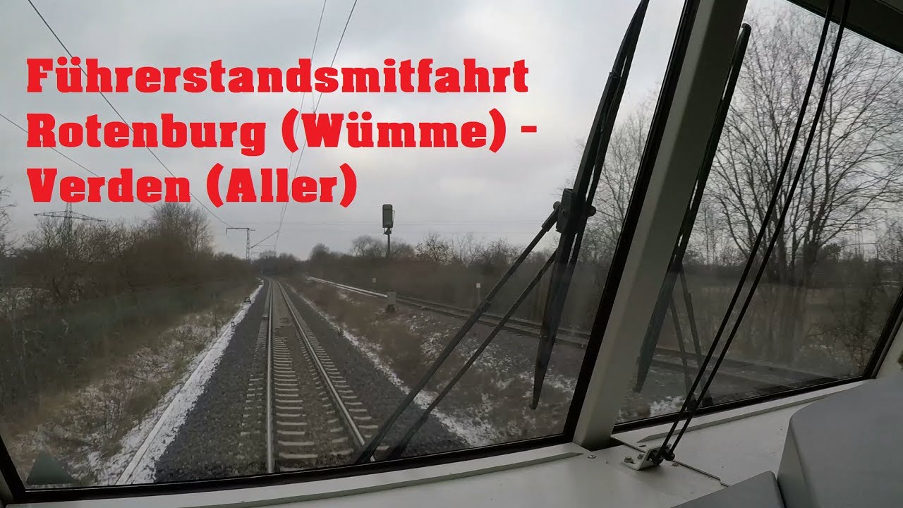 Führerstandsmitfahrt Rotenburg (Wümme) - Verden (Aller)