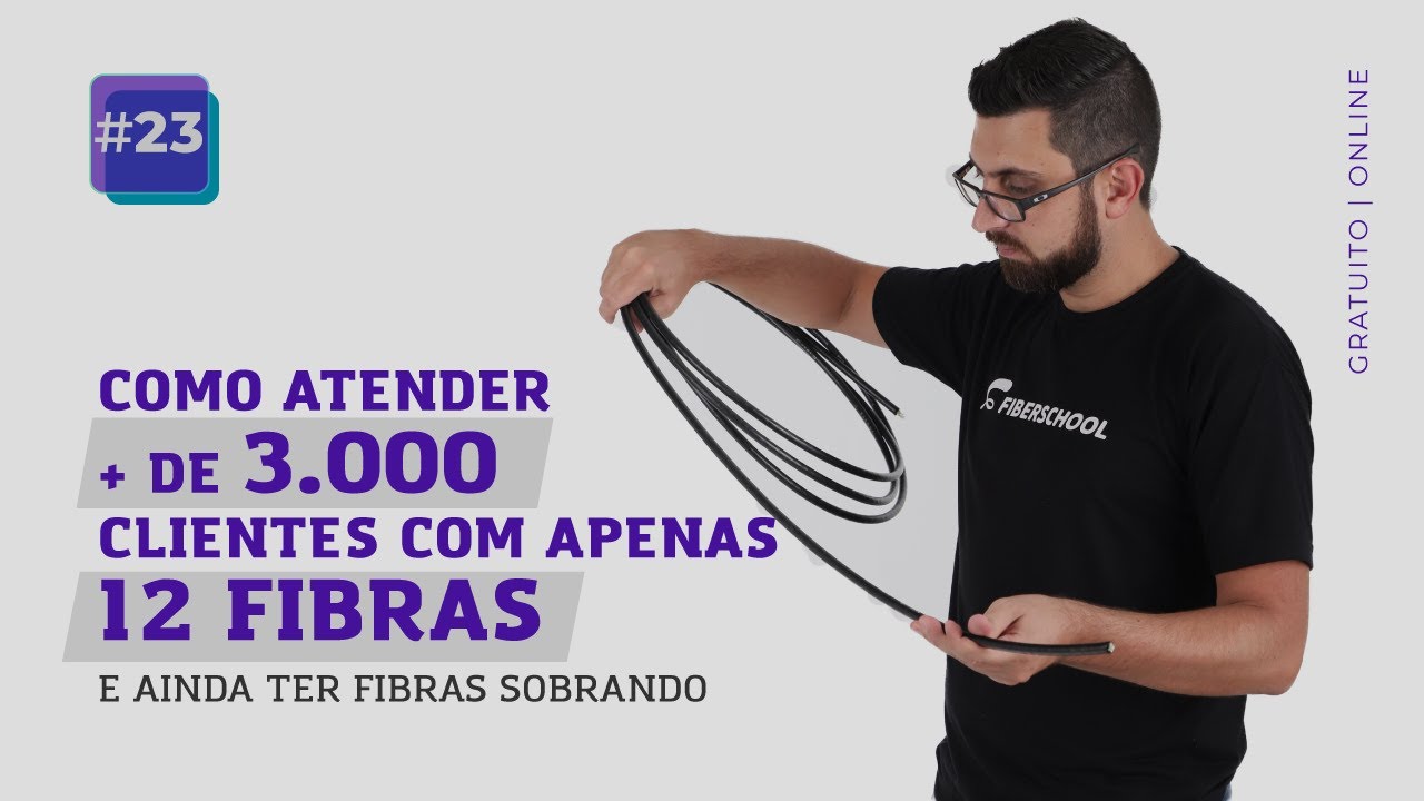 Aula #23 - Como atender + de 3 000 clientes com apenas 12 fibras