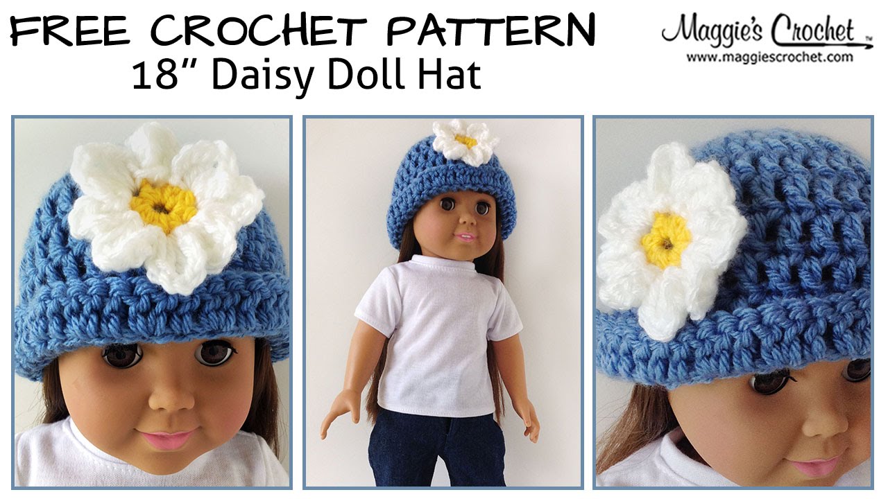 Daisy Hat for an 18